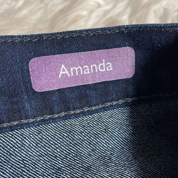 Gloria Vanderbilt Ladies Amanda Jeans, Size 10, Dark Blue - Picture 10 of 11